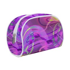 Infinity Painting Purple Makeup Case (small) by DinkovaArt