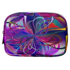 Rainbow Painting Pattern 2 Make Up Pouch (small) by DinkovaArt