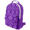 Geometric Galaxy Pattern Print Flap Pocket Backpack (Small) View1