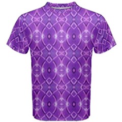 Geometric Galaxy Pattern Print Men s Cotton Tee by dflcprintsclothing