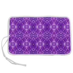 Geometric Galaxy Pattern Print Pen Storage Case (l) by dflcprintsclothing