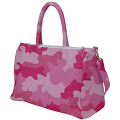 Camo Pink Duffel Travel Bag by MooMoosMumma