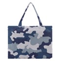 Camo Blue Medium Tote Bag View1