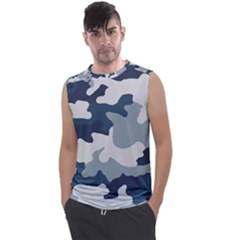 Camo Blue Men s Regular Tank Top by MooMoosMumma