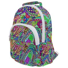 Ugliest Pattern In The World Rounded Multi Pocket Backpack by SpinnyChairDesigns