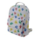 Cute Cartoon Germs Viruses Microbes Flap Pocket Backpack (Large) View1