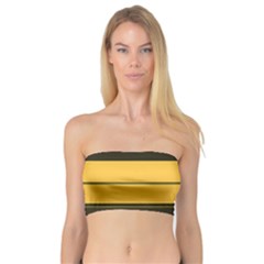 Vintage Yellow Bandeau Top by tmsartbazaar