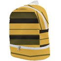 Vintage Yellow Zip Bottom Backpack View1