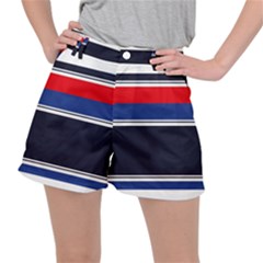 Casual Uniform Stripes Ripstop Shorts by tmsartbazaar