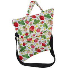 Huayi-vinyl-backdrops-for-photography-strawberry-wall-decoration-photo-backdrop-background-baby-show Fold Over Handle Tote Bag by Sobalvarro