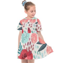 Floral  Kids  Sailor Dress by Sobalvarro