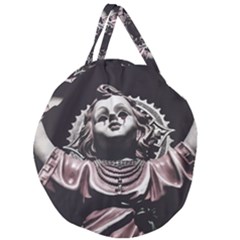 Angel Crying Blood Dark Style Poster Giant Round Zipper Tote by dflcprintsclothing