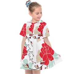 Floral Pattern  Kids  Sailor Dress by Sobalvarro