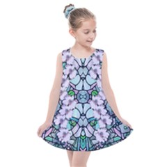 Paradise Flowers In Paradise Colors Kids  Summer Dress by pepitasart