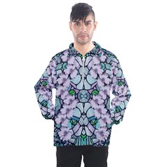 Paradise Flowers In Paradise Colors Men s Half Zip Pullover by pepitasart