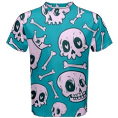 Skull Men s Cotton Tee by Sobalvarro