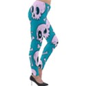 Skull Lightweight Velour Leggings View4