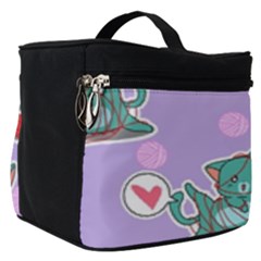 Playing Cats Make Up Travel Bag (small) by Sobalvarro