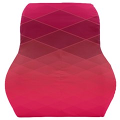 Hot Pink And Wine Color Diamonds Car Seat Back Cushion  by SpinnyChairDesigns