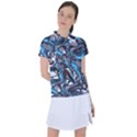 Marginata Flowers  Women s Polo Tee View1