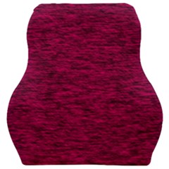 Fuschia Pink Texture Car Seat Velour Cushion  by SpinnyChairDesigns