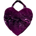 Magenta Black Swirl Giant Heart Shaped Tote View1