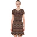 Boho Brown Gold Adorable in Chiffon Dress View1