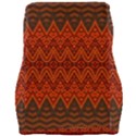 Boho Rust Orange Brown Pattern Car Seat Velour Cushion  View2