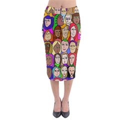 432sisters Midi Pencil Skirt by Kritter