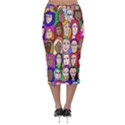 432sisters Velvet Midi Pencil Skirt View2