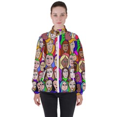 432sisters Women s High Neck Windbreaker by Kritter