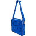 Cornflower Blue Music Notes Cross Body Office Bag View1