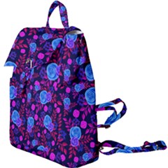 Backgroung Rose Purple Wallpaper Buckle Everyday Backpack by HermanTelo