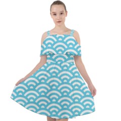 Waves Cut Out Shoulders Chiffon Dress by Sobalvarro