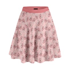 Squid Chef Pattern High Waist Skirt by sifis