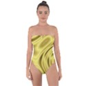 Golden wave  Tie Back One Piece Swimsuit View1