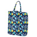 Geometric Hypnotic Shapes Giant Grocery Tote View2