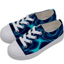 Blue Wave 2 Kids  Low Top Canvas Sneakers View2