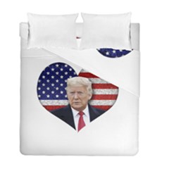 Trump President Sticker Design Duvet Cover Double Side (full/ Double Size) by dflcprintsclothing