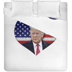 Trump President Sticker Design Duvet Cover Double Side (king Size) by dflcprintsclothing