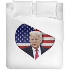 Trump President Sticker Design Duvet Cover Double Side (california King Size) by dflcprintsclothing