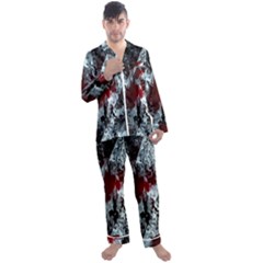 Flamelet Men s Long Sleeve Satin Pyjamas Set by Sparkle