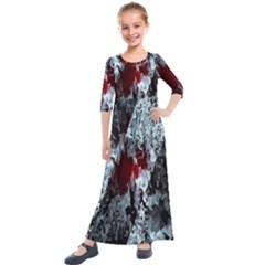 Flamelet Kids  Quarter Sleeve Maxi Dress by Sparkle