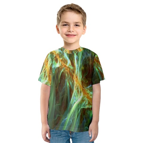 Abstract Illusion Kids  Sport Mesh Tee by Sparkle