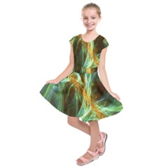 Abstract Illusion Kids  Short Sleeve Dress by Sparkle