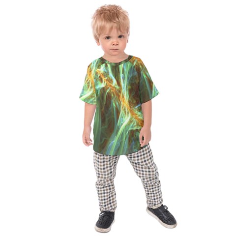 Abstract Illusion Kids  Raglan Tee by Sparkle