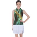 Abstract Illusion Women s Sleeveless Polo Tee View1