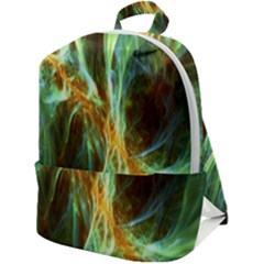 Abstract Illusion Zip Up Backpack by Sparkle