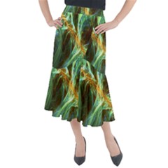 Abstract Illusion Midi Mermaid Skirt by Sparkle