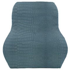 Turquoise Alligator Skin Car Seat Back Cushion  by LoolyElzayat